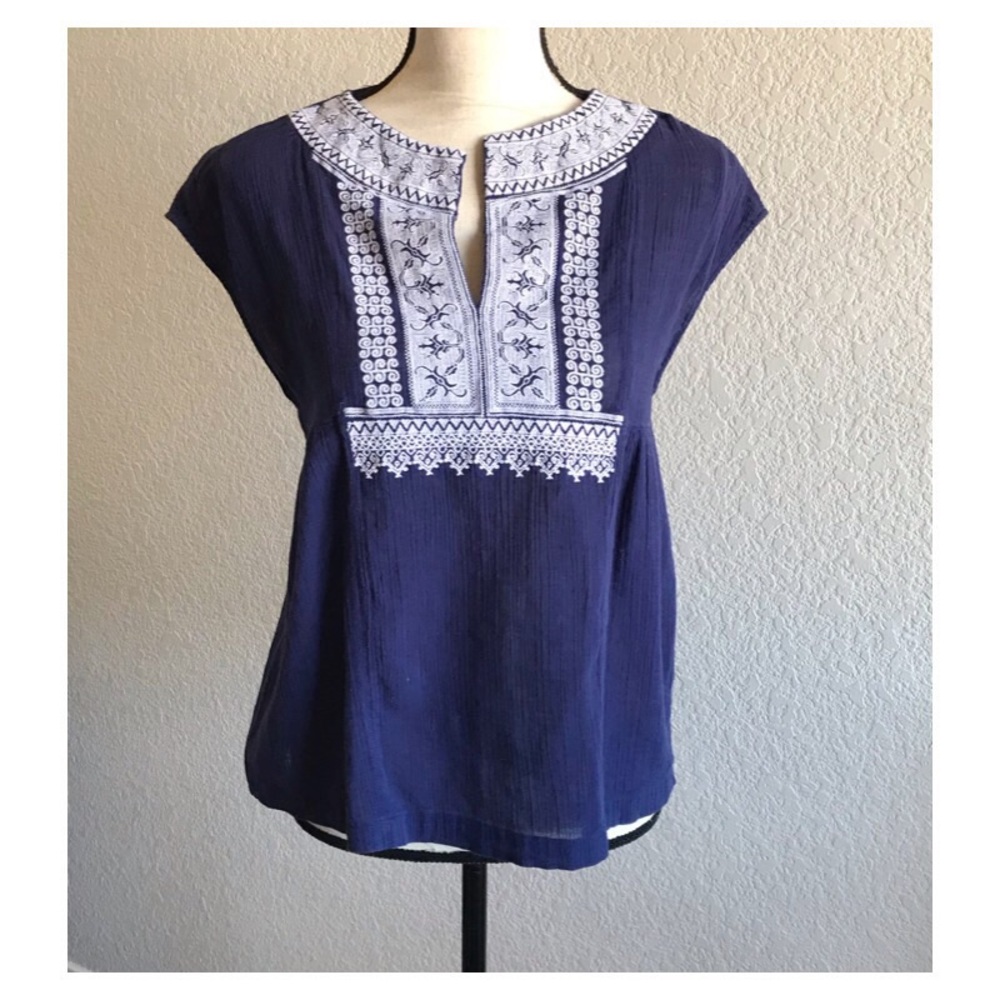 Madewell Embroidered Top